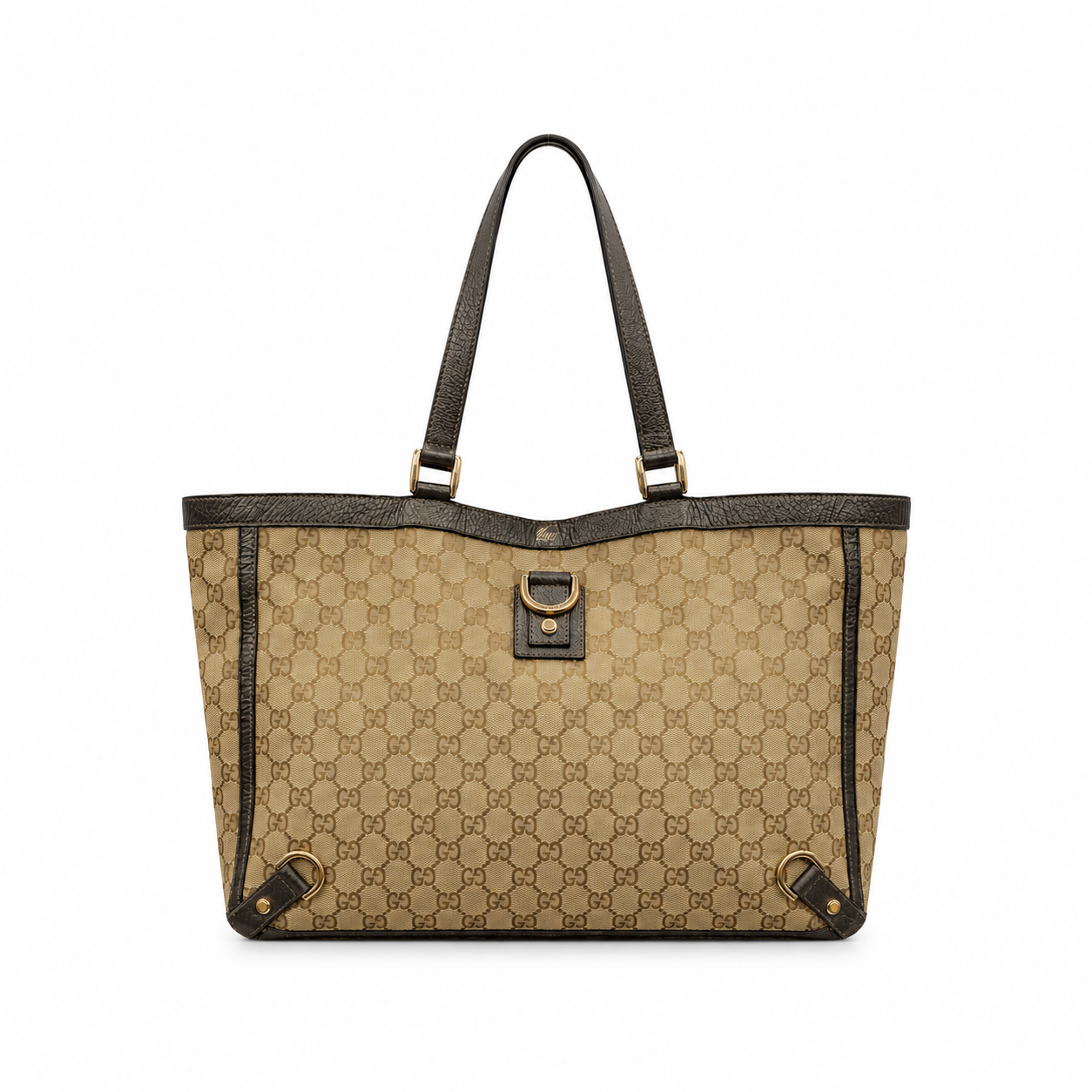 Gucci Abbey Vintage GG Monogram D-Ring Tote Bag