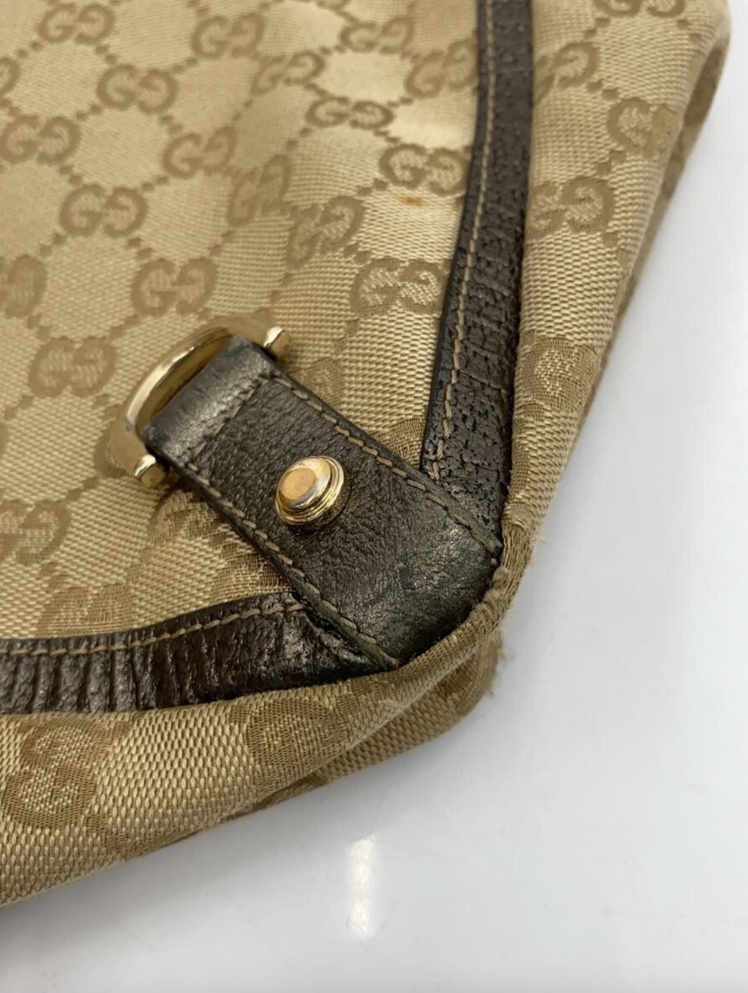 Gucci Abbey Vintage GG Monogram D-Ring Tote Bag