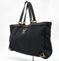 Gucci Abbey D-Ring Tote Bag – Black GG Canvas