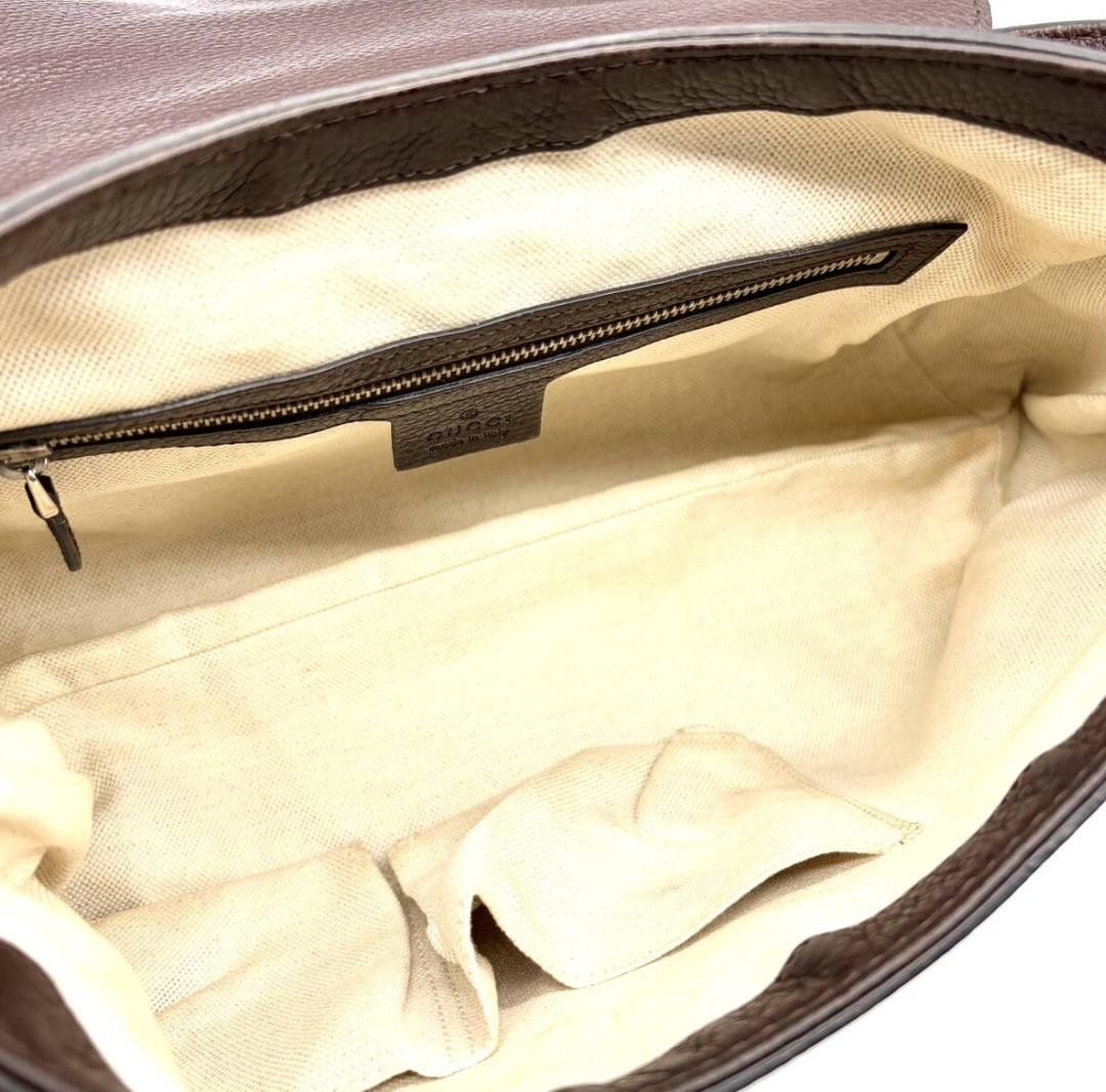 Gucci Medium GG Canvas Techno Horsebit Bag
